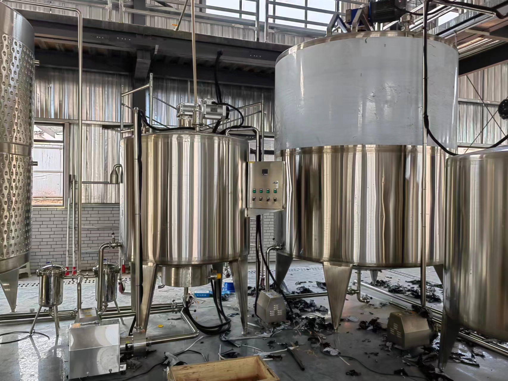 沼液生產液態(tài)有機肥設備 含腐殖酸桶肥生產